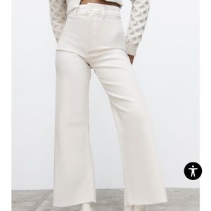 Zara: White Marine Straight Jeans - NWT